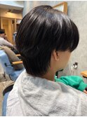 韓国風トレンドメンズカット ナチュラルセンターパート サラ艶