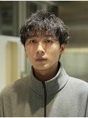 銀座シャドウパーマツイストスパイラルパーマセンターパート眉毛