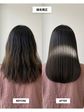 SENJYU 名古屋 名駅【髪質改善 縮毛矯正 白髪ぼかし特化サロン】【4月中旬~(予定)】 髪質改善縮毛矯正ミディアムヘア