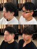 【メンズ人気No.1】カット+ツイストスパイラル+眉カット+シャンプー