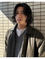 サンアタゴノット(san.atagonot) ニュアンスパーマ×メンズボブ