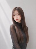 髪質改善_美髪ストレート_顔周りレイヤー_艶髪