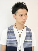 ツーブロック×爽やかベリーショート