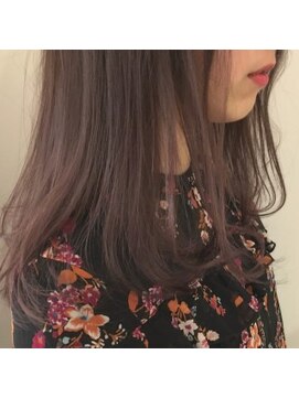 ネオリーブアイム 横浜西口店(Neolive aim) ラベンダーグレージュ 小顔 ふわミディ ルーズ☆【横浜】