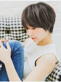 ナチュラルショートボブ