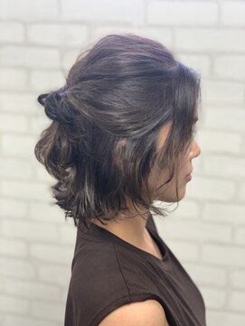 ベル 難波(Belle) 福嶋 裕人 ※ハイライト_簡単アレンジ_ヘアアレンジ