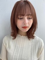 ガーデントウキョウ(GARDEN Tokyo)&nbsp;【GARDEN荒井夏海】シースルー前髪×ストレートミディボブ