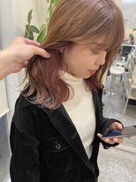 美容室 サワコ 国府店(SAWAKO)&nbsp;シフォンベージュ×インナーエモピンクベージュ