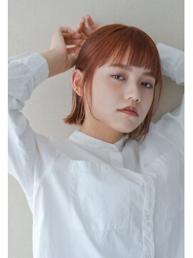 アトリエイトワ(atelier ittowa) 前髪パーマ小顔＆ひし形シルエット耳かけ大人かわいいイメチェン