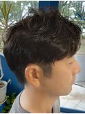 メンズのツーブロックスタイル