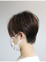 ウィスカーヘアー(whisker hair)&nbsp;アッシュベージュハンサムショート
