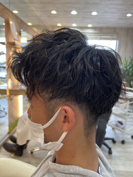 エムロード 深草店 メンズスパイラルパーマ