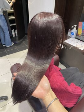 ゼスト フィーノ(ZEST fino) 【ZEST立川 橋本姫奈】髪質改善×ほんのりピンクブラウン