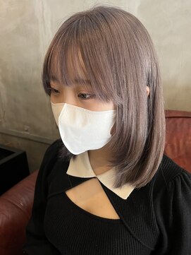 リエコー(RE'ECHO) ダブルカラー／グレージュ