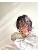ボブインナーカラーダブルカラーイヤリングカラーピンク