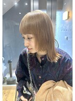 ショコラアッシュ　ヘルシースタイル　ふんわりカール　大人