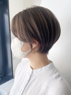 アルバム 新宿(ALBUM SHINJUKU) 丸みショート_プリカール大人ガーリーチョコレート_ba407032