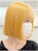 オレンジブロンド[新宿駅/チョコレート/ダブルカラー]