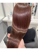 ミルクティーベージュカラーケアブリーチインナーカラー