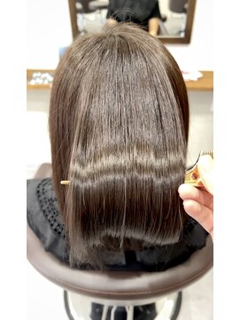 ルーム(ROOM) 【ROOM】髪質改善メテオカラー/艶髪セミロング/グレーベージュ