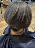 白髪ぼかし*アッシュボブ