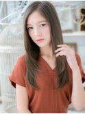 大人可愛い透け感ツヤ髪小顔アッシュベージュc5上尾20代30代40代