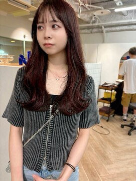 ラヴィズム(LUVISM) ◎韓国ヘアー顔周りレイヤーおくれ毛前髪万代新潟