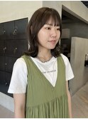 オリーブグレージュブリーチなし透明感カラー艶カラー/今枝