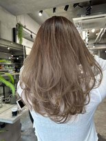 アポロ 横浜駅店(apollo)&nbsp;バレイヤージュハイライトシャドールーツダブルカラーレイヤー