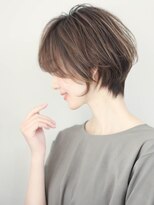 ルアン 大分駅店(ruen)&nbsp;ショートカットくびれショートヘア小顔ひし形30代40代50代髪型