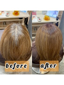 アース 国立店(HAIR&MAKE EARTH) 白髪ぼかしカラー♪