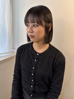 ココルアナ(coco luana)&nbsp;タッセルボブ/韓国/ブルーブラック/髪質改善