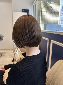 アンソル オブ リシェール(N'SOL of RICHAIR) ショートボブ/丸みボブ/メルティカラー/似合わせカット/南越谷