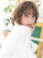 カバーヘア イヴ 戸頭店(COVER HAIR EVE) ★インナーハイライトくせ毛風小顔ボブパーマ20代30代40代★1