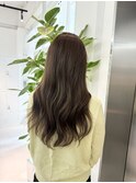 ブリーチなし オリーブグレージュ