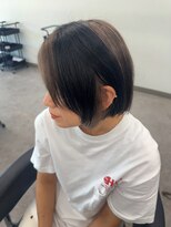 ガルボヘアー 桟橋店(garbo hair) ツートンカラーハイトーン20代30代40代ボブ