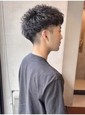 メンズ/眉毛/ピンパーマ/スパイキー/ベリーショート/大矢