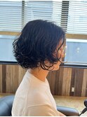 ボブ×パーマ×くせ毛風無造作パーマ