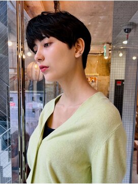 ヒュージ 表参道(huge) レイヤーカット/ショートヘア/顔周り/ニュアンスパーマ