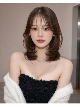 サンド 名古屋(sand) 韓国風/インナーカラー/縮毛矯正髪質改善/顔まわり/レイヤー