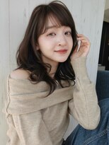 レジナヴィータ 栄(Reginavita)&nbsp;レイヤーカット 顔周りレイヤー アッシュブラウン 韓国ヘア