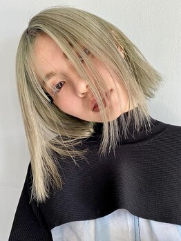 グリーン 町田(green)の写真/ダメージを抑えたケアブリーチで創る、デザイン×トレンドカラー。あなただけの個性を輝かせます☆