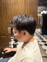 ザ バーバー 虎ノ門ステーションタワー(THE BARBER)&nbsp;ツーブロックアップバング　王道ショート