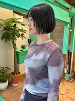 ノル(nol)&nbsp;ナチュラルボブ×顔まわりプチデザイン