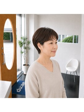 ビーアップヘアー(be:up hair) 40代50代におすすめ｜白髪染め×上品ショート