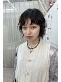 ラフウェーブ×ショートボブ