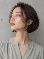 スリーランドメゾン 鶴見区横堤(THREELAND maison)&nbsp;ミルクティーブロンド/ダークブルー/デジタルパーマ/鶴見区横堤