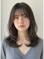 アプリール 北見(Aprire)&nbsp;韓国風くびれミディアム透明感レイヤー夏カラーブリーチなし