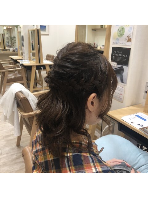 お呼ばれヘアセット