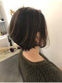3Dハイライトカラー×モノトーングレージュ